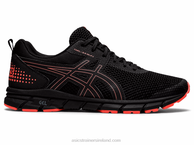 Gel-33 Black/Flash Coral Asics XXPD896