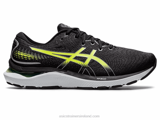 Gel-Cumulus 24 Black/Hazard Green Asics XXPD1316