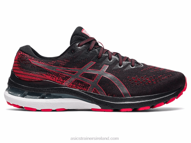 Gel-Kayano 28 Black/Electric Red Asics XXPD1878