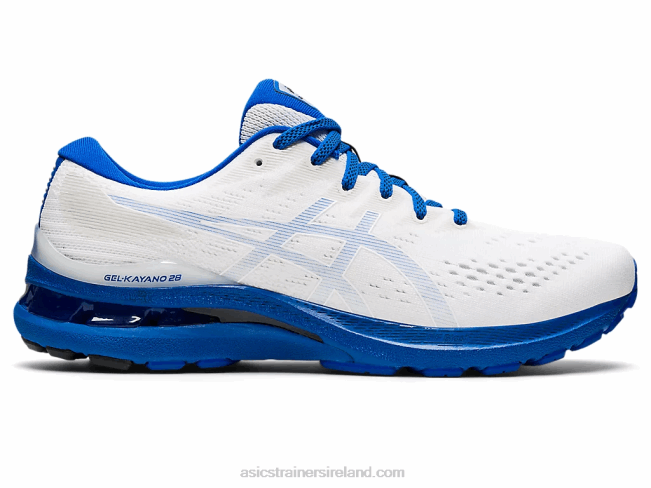 Gel-Kayano 28 White/Tuna Blue Asics XXPD1199