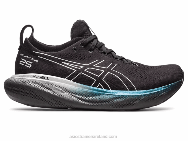 Gel-Nimbus 25 Platinum Black/Pure Silver Asics XXPD342