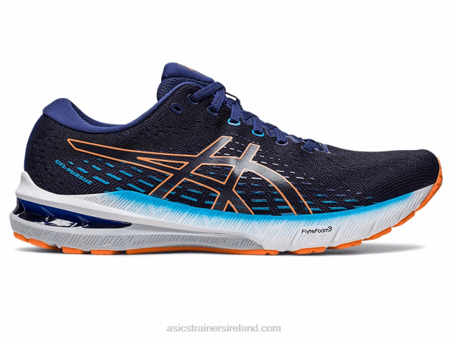 Gel-Pursue 8 Wide Indigo Blue/Sun Peach Asics XXPD386