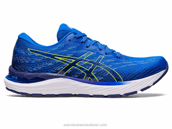 Gel-Stratus 3 Knit Electric Blue/Safety Yellow Asics XXPD248