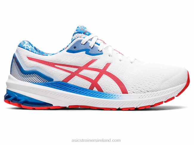 Gt-1000 11 White/Electric Red Asics XXPD1278