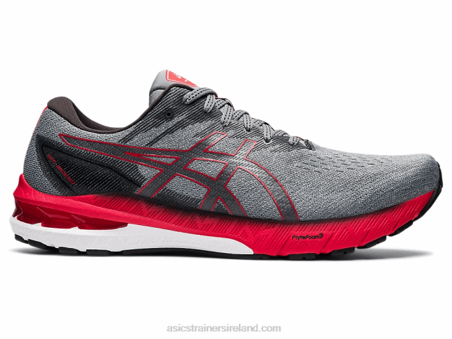 Gt-2000 10 Mid Grey/Electric Red Asics XXPD1646