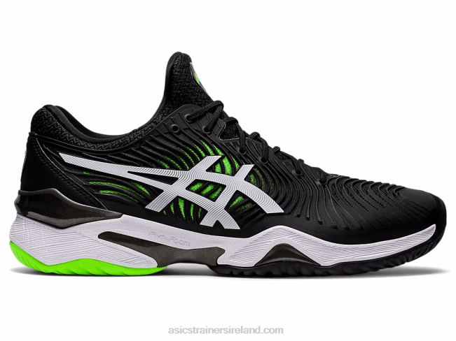 Court FF 2 Black/Green Gecko Asics XXPD1166