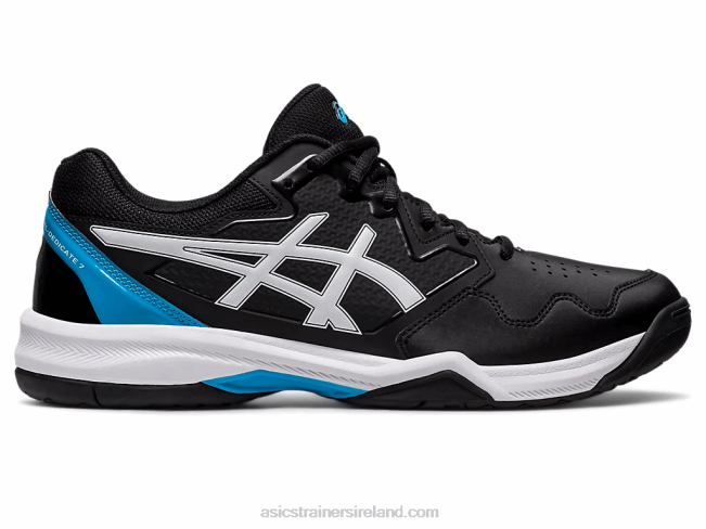 Gel-Dedicate 7 Black/Island Blue Asics XXPD433