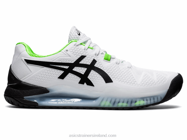 Gel-Resolution 8 White/Green Gecko Asics XXPD1852