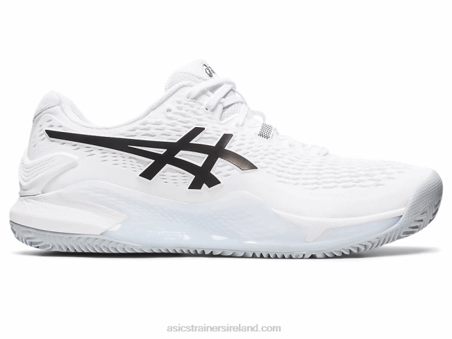 Gel-Resolution 9 Clay White/Black Asics XXPD401