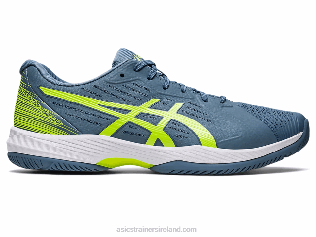 Solution Swift FF Steel Blue/Hazard Green Asics XXPD477