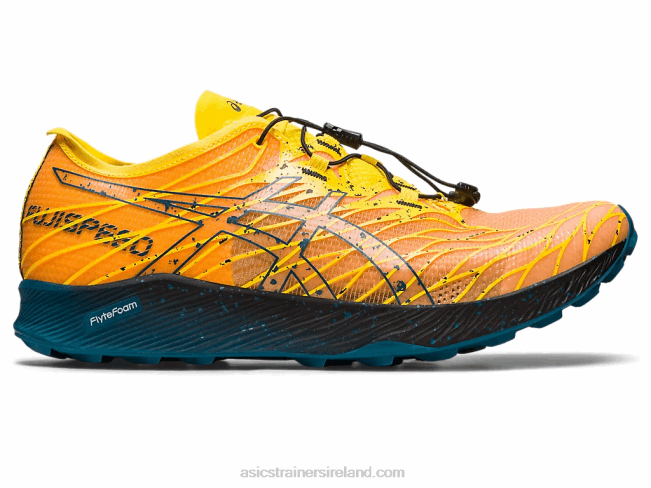 Fujispeed Golden Yellow/Ink Teal Asics XXPD636