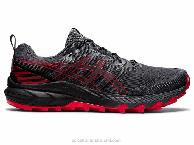 Gel-Trabuco 9 Carrier Grey/Electric Red Asics XXPD670