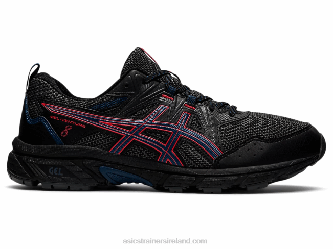 Gel-Venture 8 Black/Fiery Red Asics XXPD1488