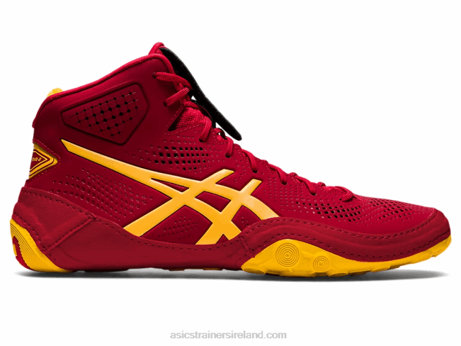 Dan Gable Evo 2 Cranberry/Saffron Asics XXPD1118