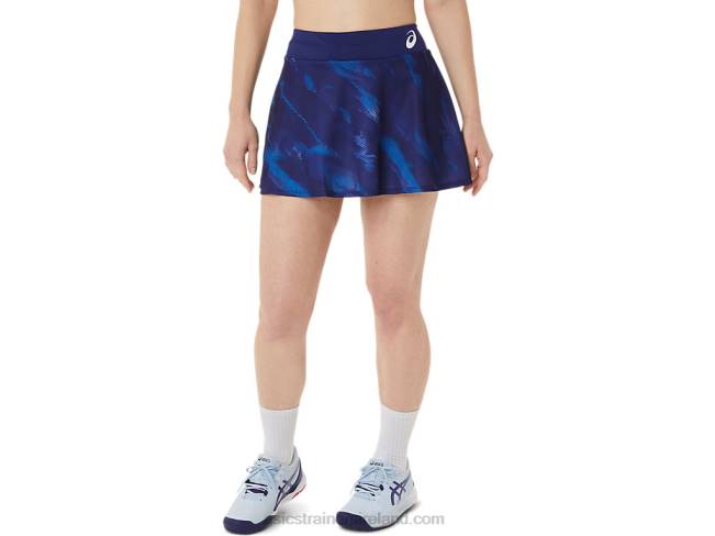 Women's Match Graphic Skort Dive Blue Asics XXPD3064