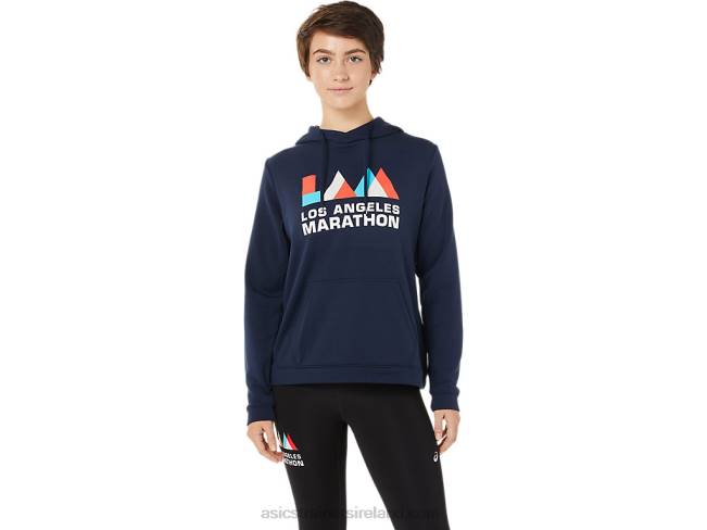 Women's Lam Hoodie Team Navy Asics XXPD3615