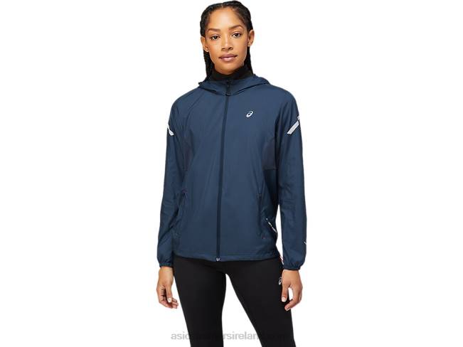 Women's Lite-Show Jacket French Blue Asics XXPD3678