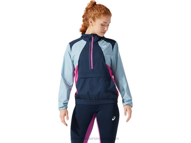 Women's Visibility Jacket French Blue/Smoke Blue Asics XXPD4058