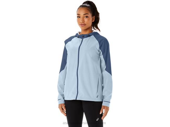 Women's Waterproof Jacket Sky/Grand Shark Asics XXPD2175