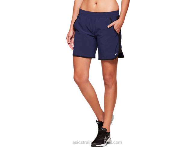 Women's Fietro 7in Short Peacoat Asics XXPD2755