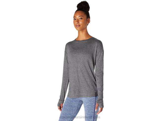 Women's Long Sleeve Top Performance Black Asics XXPD3674