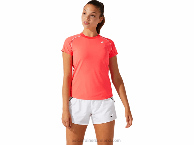 Women's Piping Tee Diva Pink Asics XXPD3820