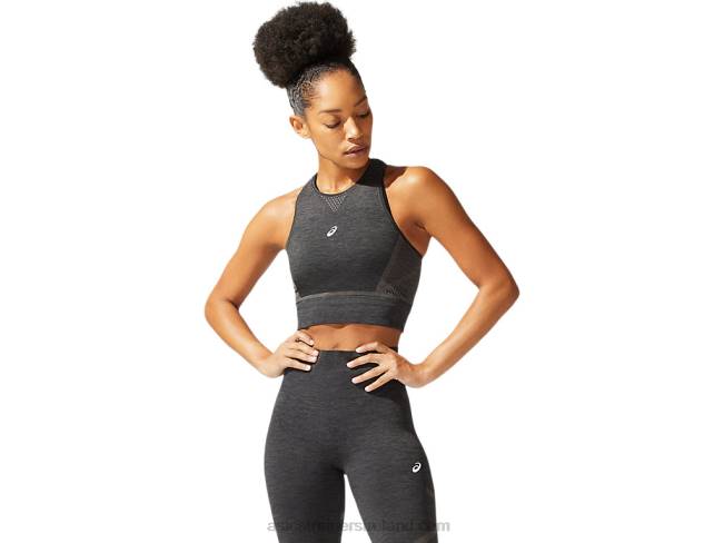 Women's Seamless Top Performance Black Asics XXPD3837