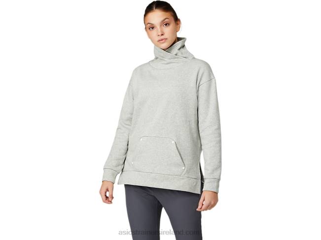 Women's Thermal Tech Top Piedmont Grey Heather Asics XXPD3639