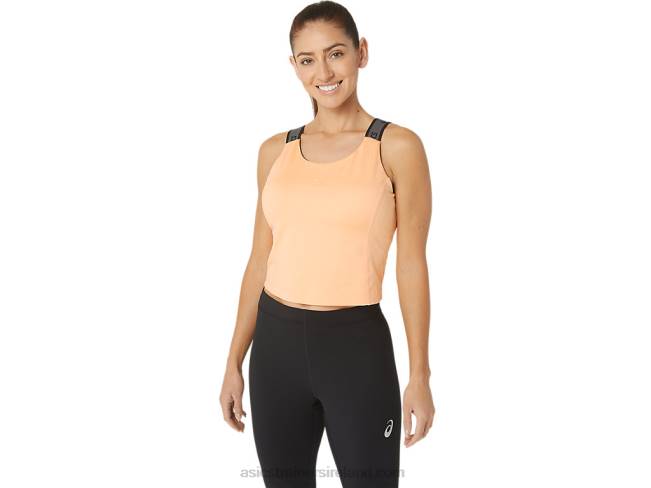 Women's Fit Sana Cropped Tank Summer Dune Asics XXPD2360