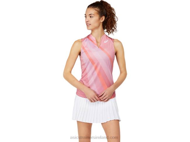 Women's Match Graphic Tank Smokey Rose Asics XXPD3661