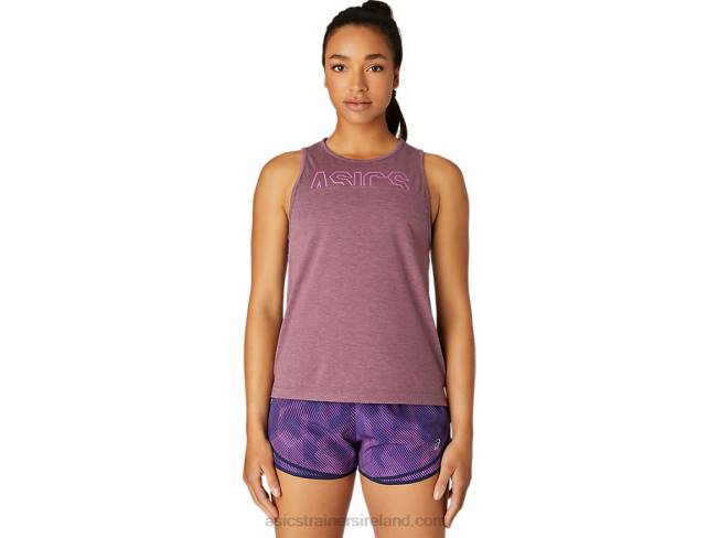 Women's Muscle Tank Grape Heather Asics XXPD4107