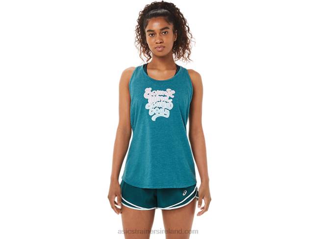 Women's Philosophy Racerback Velvet Pine Heather Asics XXPD2828