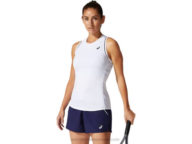 Women's Piping Tank Brilliant White Asics XXPD3876