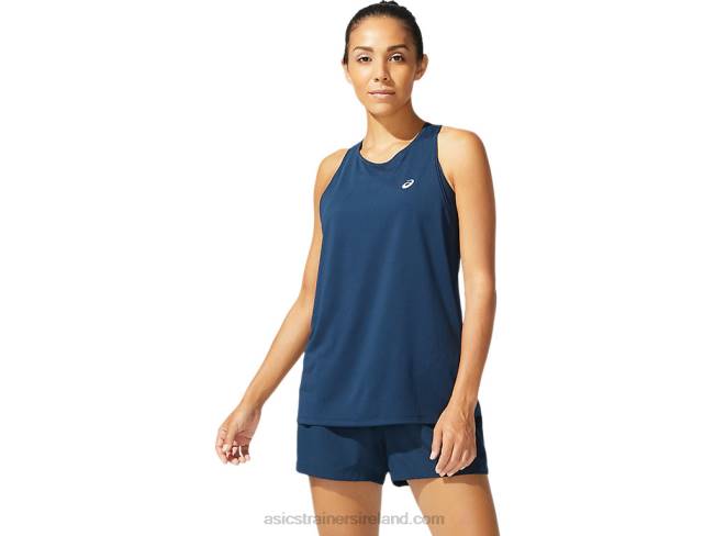 Women's Race Sleeveless French Blue Asics XXPD4078