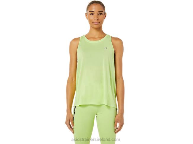 Women's Race Tank Lime Green Asics XXPD3343