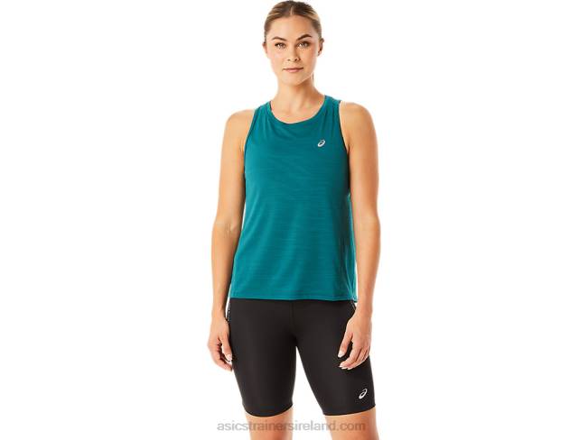 Women's Race Tank Velvet Pine Asics XXPD2996