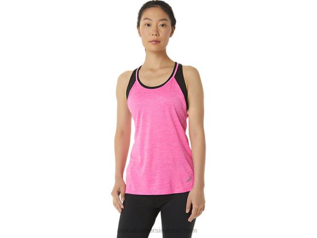 Women's Strappy Tank Pink Glo Spacedye Asics XXPD3317