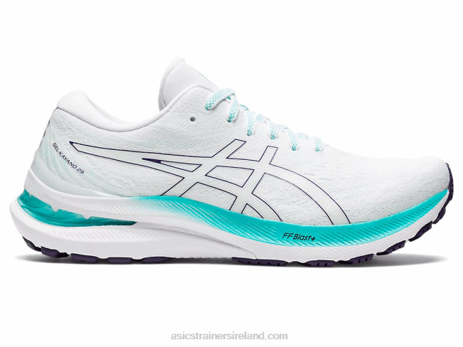 Gel-Kayano 29 White/Sea Glass Asics XXPD2585