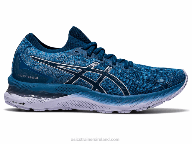 Gel-Nimbus 23 Knit Grey Floss/Mako Blue Asics XXPD3922