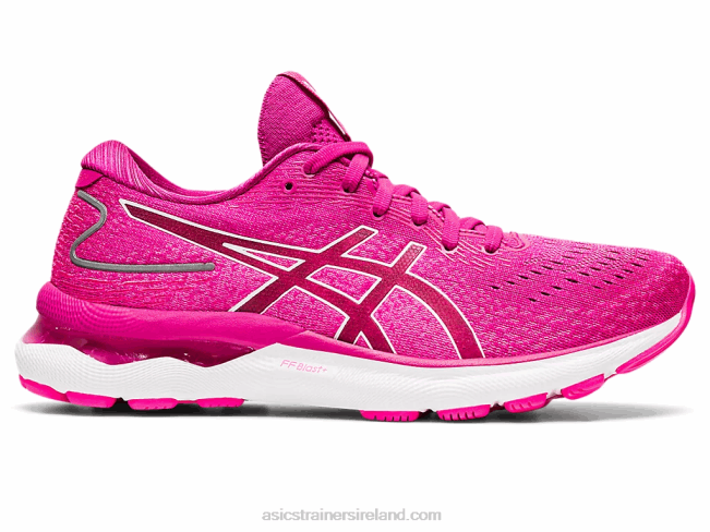 Gel-Nimbus 24 Fuchsia Red/White Asics XXPD3548