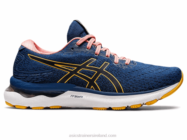 Gel-Nimbus 24 Midnight Blue/Tiger Yellow Asics XXPD2667