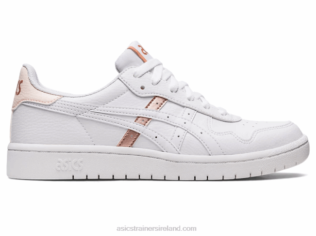 Japan S White/Rose Gold Asics XXPD2608