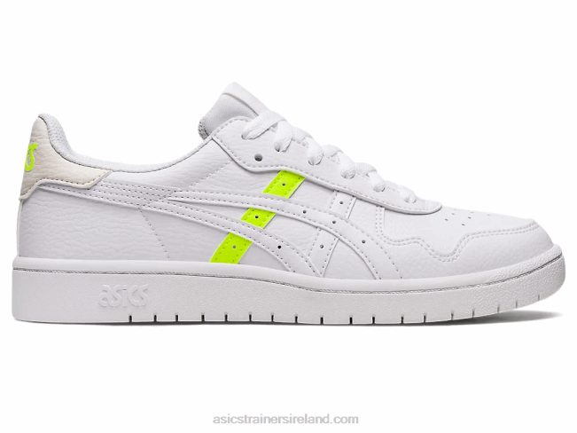 Japan S White/Safety Yellow Asics XXPD2634