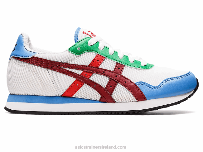 Tiger Runner White/Burgundy Asics XXPD3148