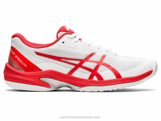 Court Speed FF White/Fiery Red Asics XXPD4102