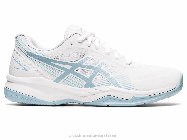 Gel-Game 8 White/Smoke Blue Asics XXPD3192