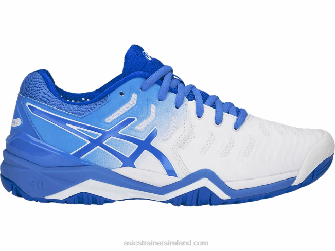 Gel-Resolution 7 White/Blue Coast Asics XXPD4214