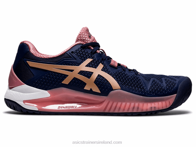 Gel-Resolution 8 Peacoat/Rose Gold Asics XXPD3894