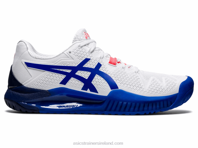 Gel-Resolution 8 White/Lapis Lazuli Blue Asics XXPD3867