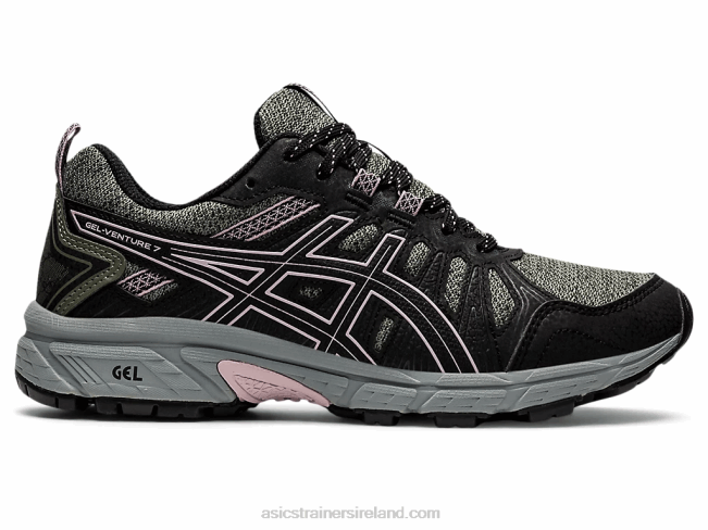 Gel-Venture 7 Lichen Green/Watershed Rose Asics XXPD4118